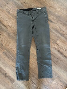 Grey Volcom Men's Chino Pants